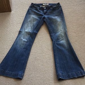 Rock and Roll Denim mid rise trouser